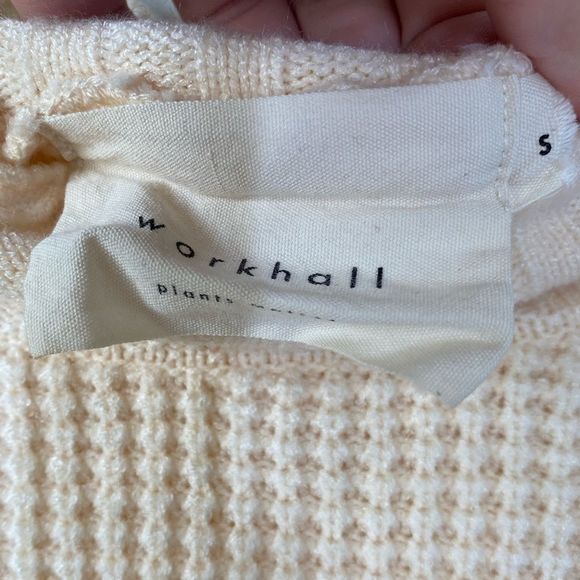 Workhall Knit Mock Neck Sweater Sz S - Picture 7 of 8